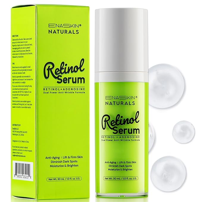 Anti-Wrinkle Retinol Serum for Face: Anti Aging Firming Skin Treatment with Hyaluronic Acid & Collagen - Deep Hydration Facial Care for Women Over 30,Daily & Night Use, 1.0 fl.oz-Velvo Beauty