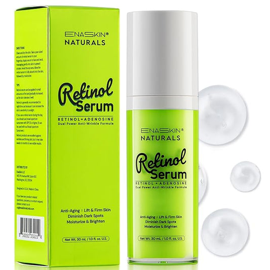 Anti-Wrinkle Retinol Serum for Face: Anti Aging Firming Skin Treatment with Hyaluronic Acid & Collagen - Deep Hydration Facial Care for Women Over 30,Daily & Night Use, 1.0 fl.oz-Velvo Beauty