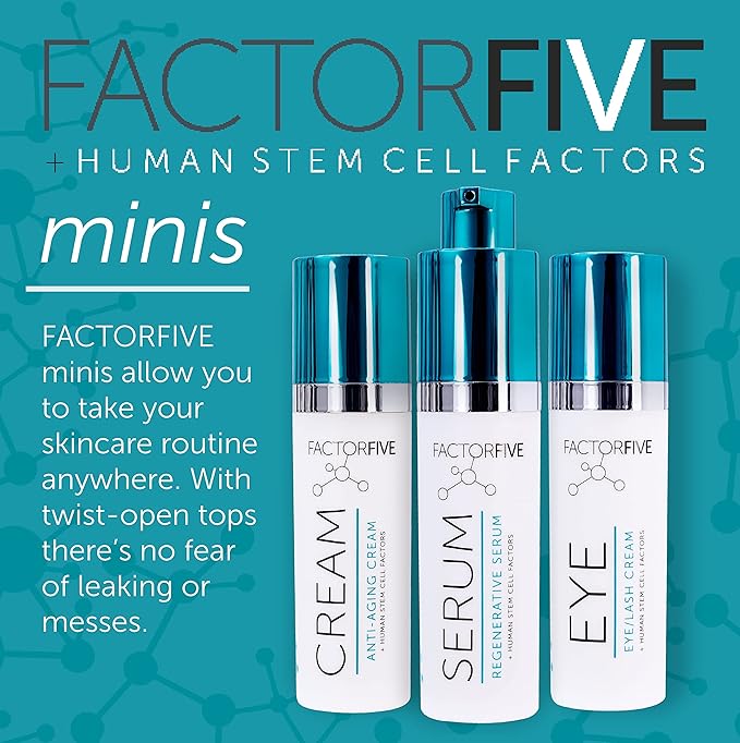 Age Defying Cream with Human Derived Apidose Stem Cell Growth Factors for Anti-Wrinkle, Collagen Boost, and Acne Scarring Repair, Travel Size, 0.34fl oz/10ml-Velvo Beauty