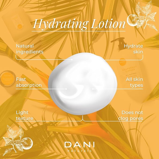 Naturals Hand & Body Lotion - Grapefruit Ginger, Hydrating Lotion with Aloe Vera, Vitamin E & Shea Butter, Moisturizing for All Skin Types, Paraben-Free, 12 Oz-Velvo Beauty