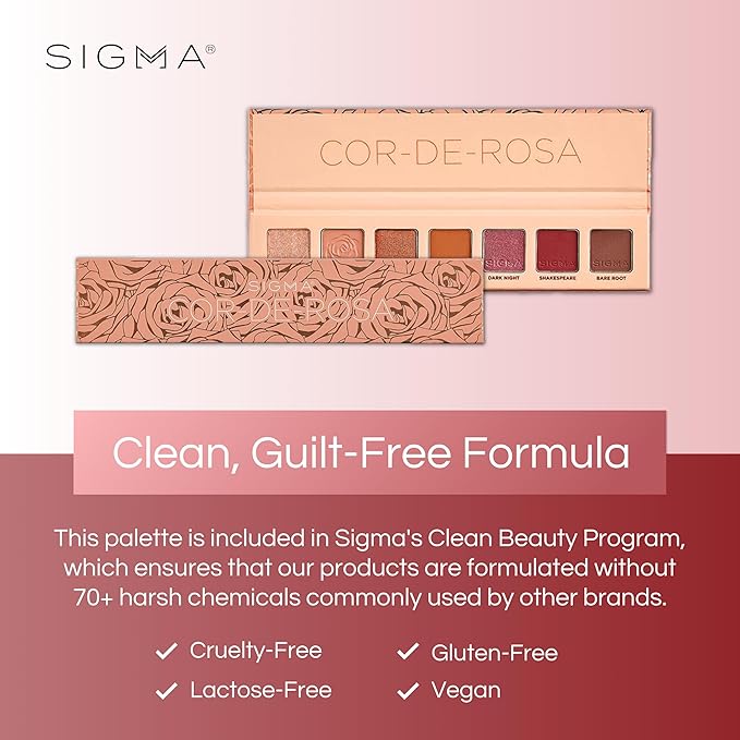 Sigma Beauty Cor-de-Rosa Mini Eyeshadow Palette-Velvo Beauty