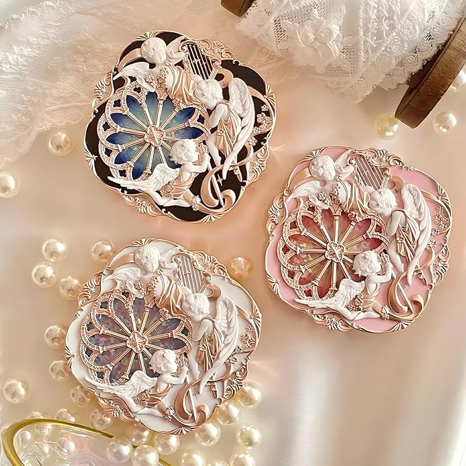 Flower Knows Little Angel Cream Blush,Buildable & Blendable Makeup Blush for cheeks,Soft & Long-lasting,Rose Pink Flush for All Skin Tones(02 Floral Praise,6g)-Velvo Beauty