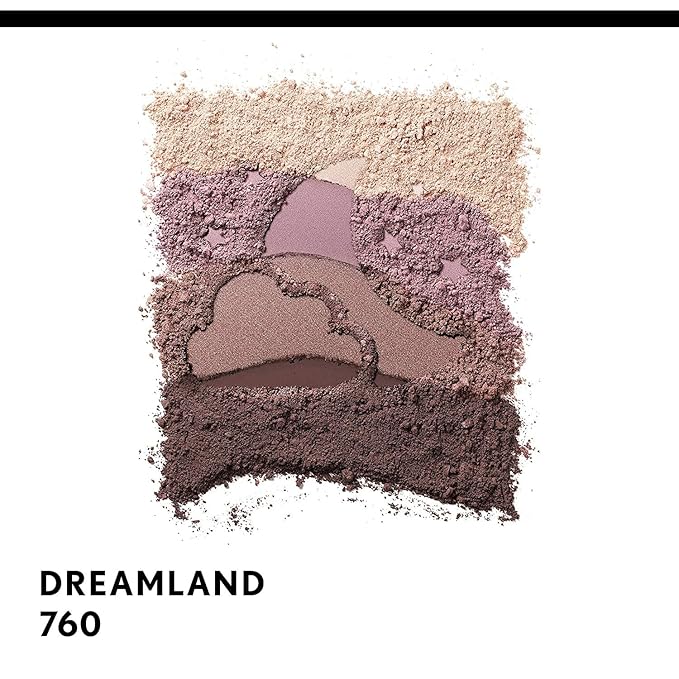 COVERGIRL Trunaked Quad Eyeshadow Palette, Dreamland, Dreamland, 0.06 Ounce (99350046919)-Velvo Beauty