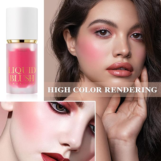 2 Colors Blush Stick,Multi-Use Cream Blush,Waterproofing Highly Pigmented Makeup Stick,Moisturizing Makeup Cream Set A4-Velvo Beauty