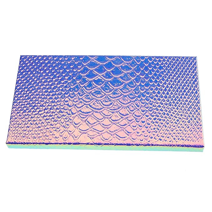Large Empty Eyeshadow Makeup Box Magnetic Cosmetics Palette Fish Scale DIY Storage Tray Box Holder-Velvo Beauty