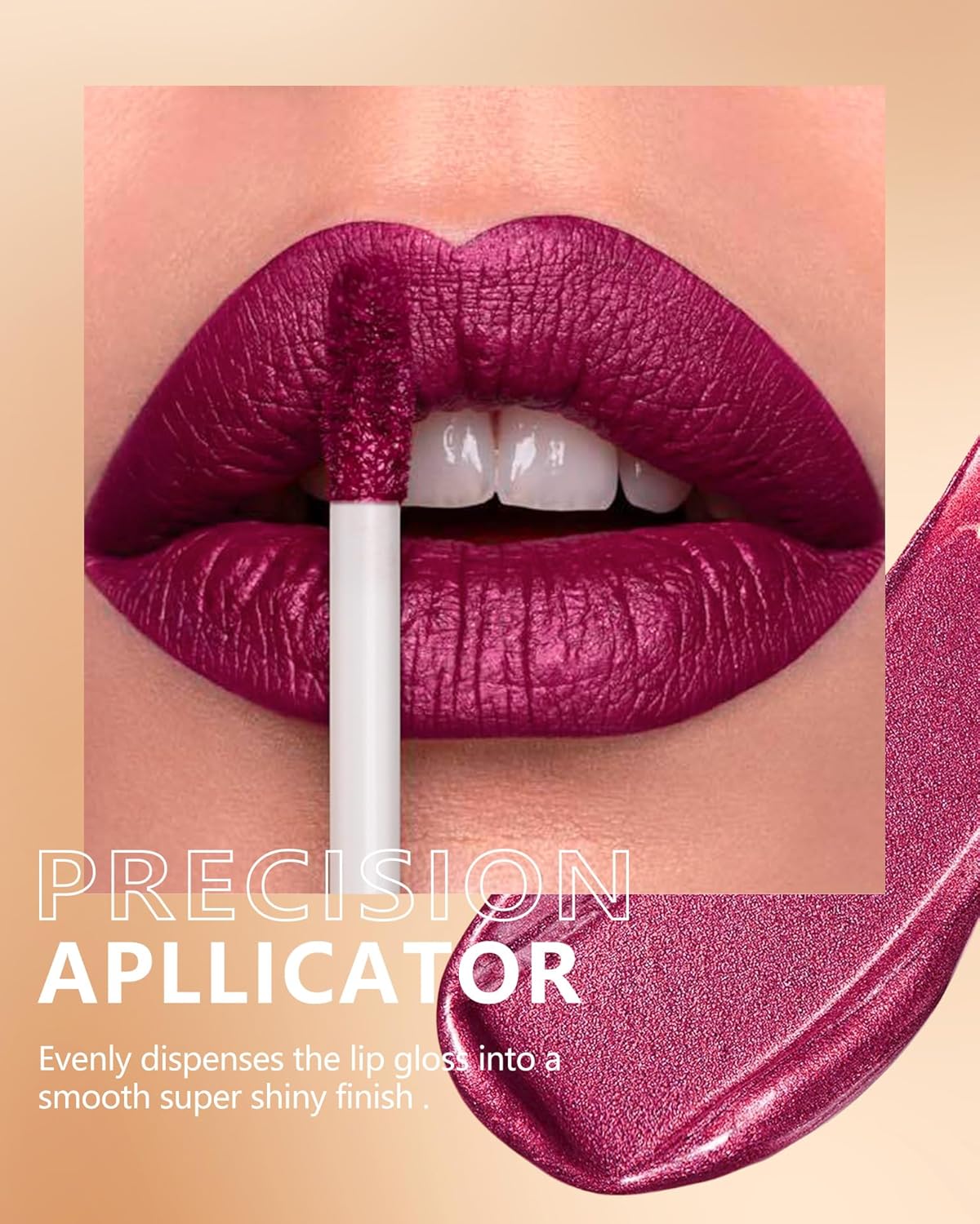 MAKI YIKA Metallic Lipstick - Long Lasting Hot Pink Lipstick for Women, High Shine No Smudge Transferproof Full-Coverage Lip Gloss (BR02 Metal Barbie)-Velvo Beauty
