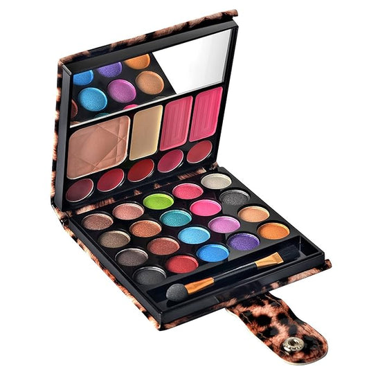 Professional Makeup Kit Eyeshadow Palette Lip Gloss Blush Concealer,29 Color-Velvo Beauty