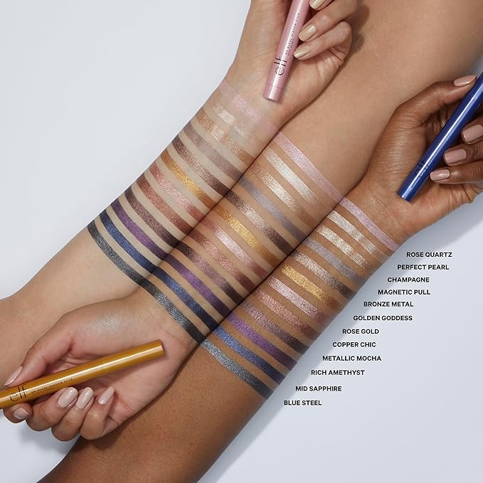 e.l.f. No Budge Shadow Stick, Longwear, Smudge-Proof Eyeshadow, Twist-up Design & Built-in Sharpener, Vegan & Cruelty-Free, Rich Amethyst-Velvo Beauty
