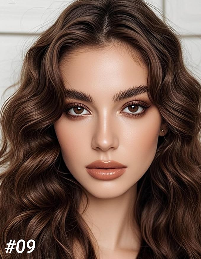 Erinde Shimmer Cream Eyeshadow Stick, Long Lasting Metallic Eye Shadow Stick, Waterproof Creamy Glitter Eyeshadow Pencil, High Pigment Blendable Neutral Eye Makeup, 09 Cocoa Shimmer-Velvo Beauty