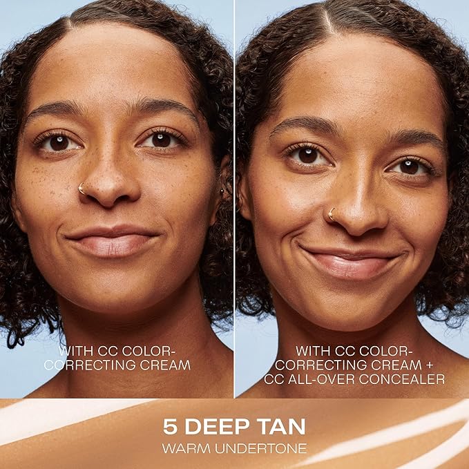 Lumene Under Eye Concealer - CC All-Over Hydrating Concealer with Medium Coverage - Multi-Tasking Under Eye Makeup Infused with Hyaluronic Acid with a Skin-Like Finish - 5 Deep Tan (0.3 fl oz)-Velvo Beauty