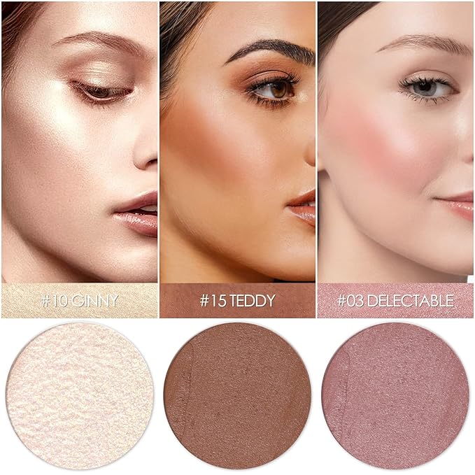 3 Pcs NEUTRAL Contour Stick Set,Cream Blush & Highlighter Bronzer Pen,Long Lasting & Smooth Natural Face Contouring Illuminator,Professional Makeup Kit for All Skin-Velvo Beauty