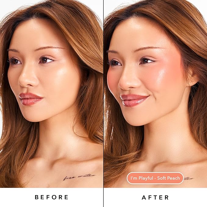 Sacheu Cheek STAY-N Liquid Blush for Cheeks — High Pigment, Buildable, Lightweight Cream Blush Infused With Squalane, for Dewy & Radiant Flushed Cheeks — Long-lasting & Cruelty Free, I'm Playful-Velvo Beauty