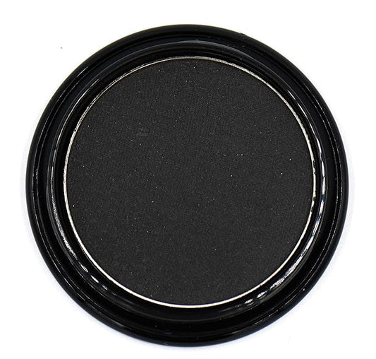 Black Matte Opaque Smokey Eye Onyx Midnight Zero Jet Black Pressed Powder Single Vegan Eyeshadow; Talc, Paraben & Cruelty Free-Velvo Beauty