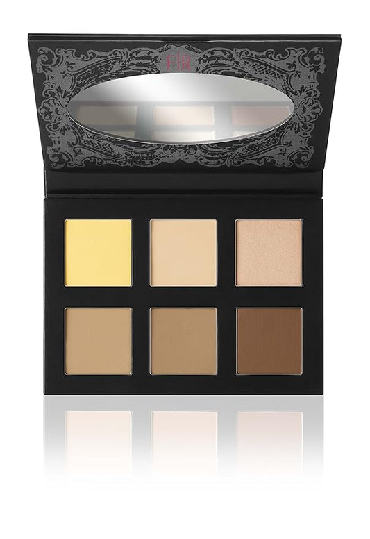 Frankie Rose Cosmetics Pro Contour Palette - Long-Wearing, Matte Finish Highlight Shades With Complementary Contour, Color Correctors & Shimmer Highlight Tones For All Skin Types-Velvo Beauty
