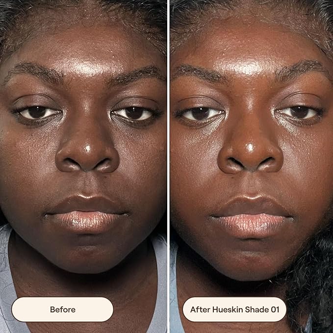 Live Tinted Hueskin Serum Concealer - Medium-to-Full Coverage Concealer with Niacinamide, & Hyaluronic Acid for Dark Circles, Fine Lines & Wrinkles, Buildable Long-Lasting Formula, 0.35 oz - Shade 1-Velvo Beauty