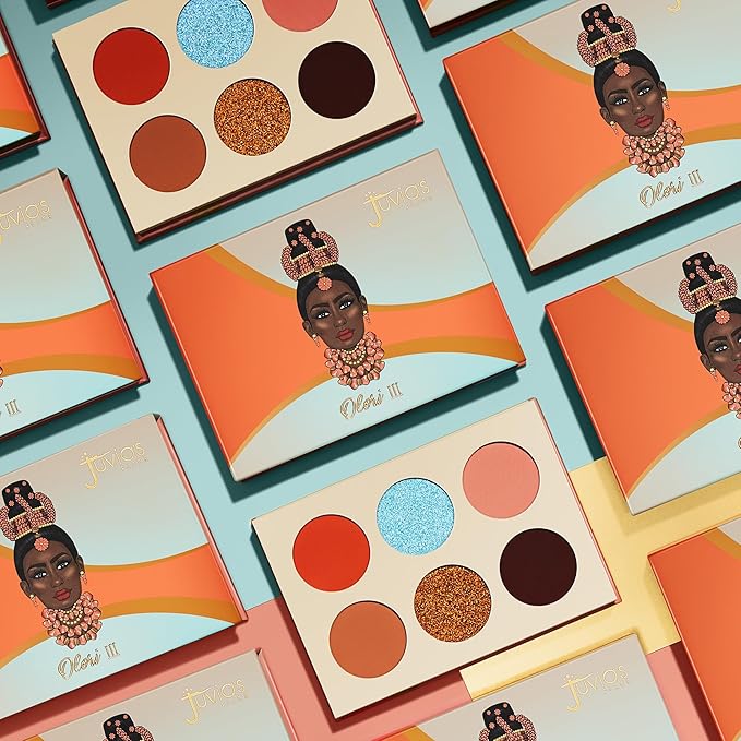 Juvia's Place Olori 3 - Coral, brown, Bronze, Shades of 6, Eyeshadow Palette, Professional Eye Makeup, Pigmented Eyeshadow Palette, Makeup Palette for Eye Color & Shine, Pressed Eyeshadow Cosmetics-Velvo Beauty