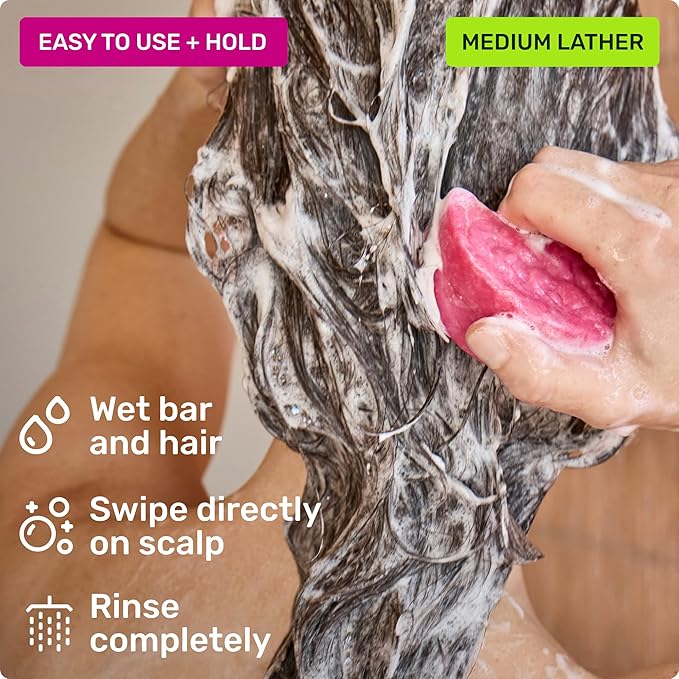 Ethique Repairing Shampoo Bar for dry, damaged hair with Rice Protein - Plastic-Free, Vegan, Cruelty-Free, 3.88 oz - Formerly Sorbet-Velvo Beauty