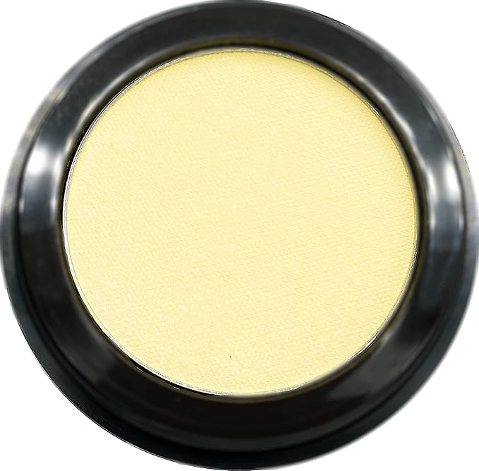 Daffodil Matte Muted Yellow Gold Soft Pressed Powder Single Vegan Eyeshadow; Talc, Paraben & Cruelty Free-Velvo Beauty