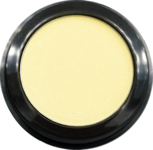 Daffodil Matte Muted Yellow Gold Soft Pressed Powder Single Vegan Eyeshadow; Talc, Paraben & Cruelty Free-Velvo Beauty