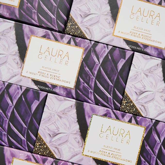 LAURA GELLER NEW YORK Blend Away Rosy & Rustic 8 Multi-Finish Eyeshadows-Velvo Beauty