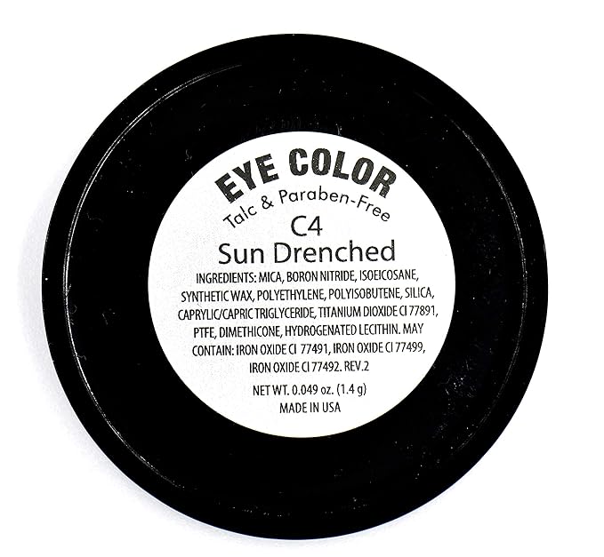 Sun Drenched Cinnamon Chocolate Brown Bronze Almond Gold Shimmer Pressed Powder Single Eyeshadow; Talc, Paraben & Cruelty Free-Velvo Beauty