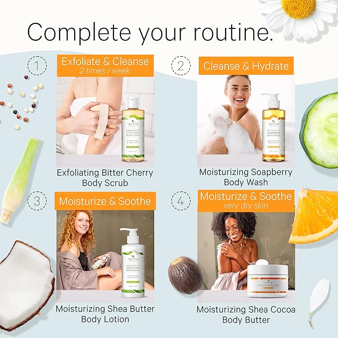 Tree to Tub Shea Body Butter for Dry, Extremely Dry, Sensitive Skin - Moisturizing Body Cream for Women & Men, Hydrating Body Lotion Moisturizer w/Vitamin C, Organic Cocoa, All Natural Citrus Scent-Velvo Beauty