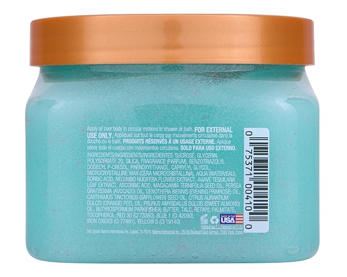Tree Hut Lotus Water Shea Sugar Scrub | Exfoliating Body Scrub Removes Dead, Dry Skin for a Soft & Hydrated Feel | Nourishing Essential Body Care | 18 fl oz.-Velvo Beauty