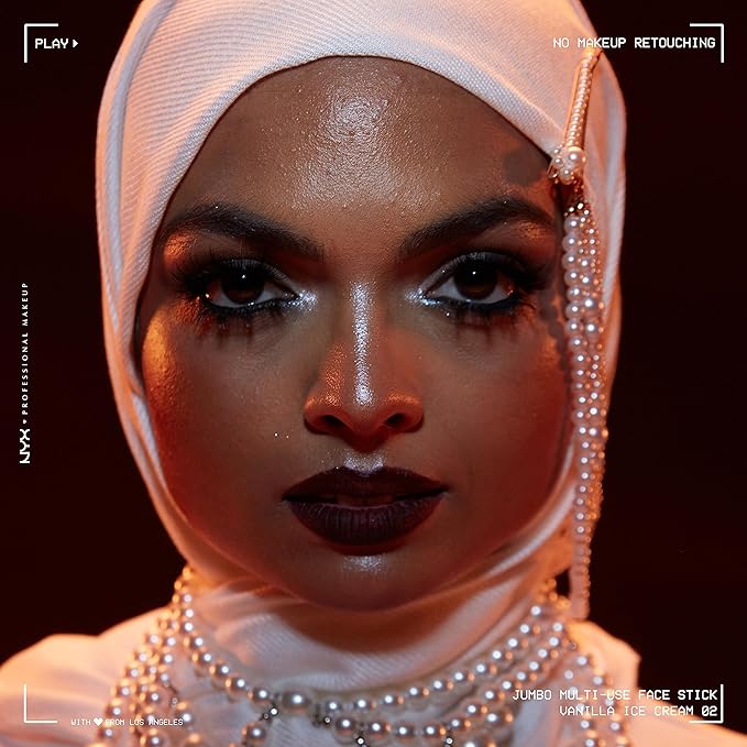 NYX PROFESSIONAL MAKEUP, Jumbo Multi-Use Face Highlighter Stick - Vanilla Ice Cream-Velvo Beauty