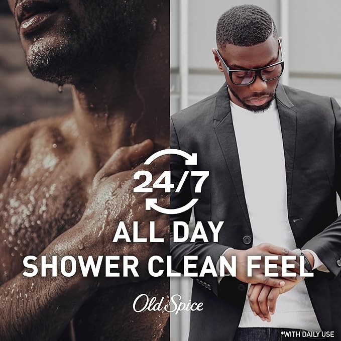 Old Spice Body Wash for Men, 24/7 Shower Fresh with Lasting Scent, Red Collection, Swagger with Cedarwood Scent, 33.4 fl oz (Pack of 4)-Velvo Beauty