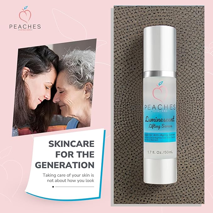Face Tightening and Lifting Serum – Anti-Aging Formula with Peptides and Vitamins A, B, C & E – Vegan Skincare for Firm, Radiant Skin – Luminescent Lifting Serum (1 fl. oz)-Velvo Beauty
