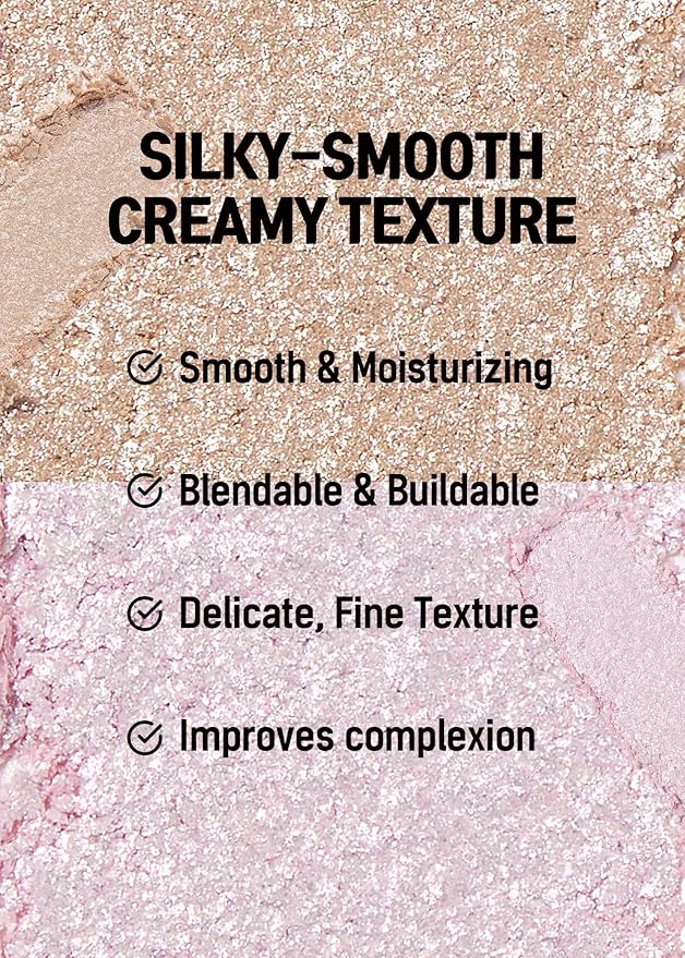 COLORGRAM Milk Bling Heartlighter 01 Peach Heart | Silky Smooth Versatile Creamy Highlighter with Shimmery Finish, Soft and Natural Glow Perfect for Daily Makeup-Velvo Beauty