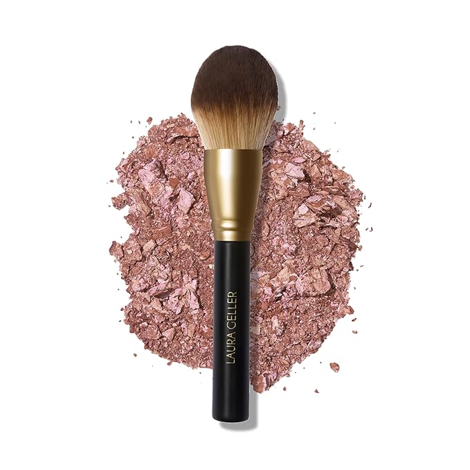 LAURA GELLER NEW YORK Classic Bronzer Brush | Fluffy Powder Brush, Contour & Define, Vegan Bristles-Velvo Beauty