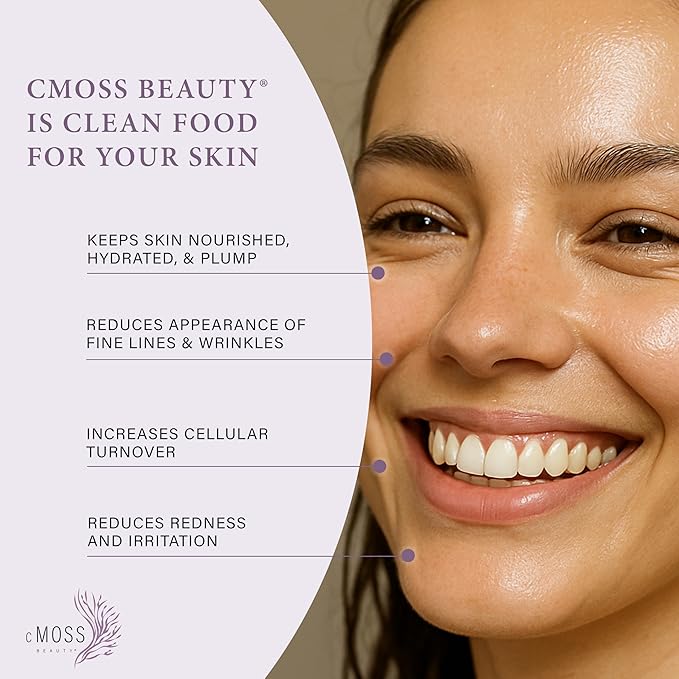 Sea Moss Infused Face and Mood Lifting Mist with Real Amethyst, Caffeine, Sage, and Hyaluronic Acid to Tighten, Brighten Skin and Calm Emotions-Velvo Beauty
