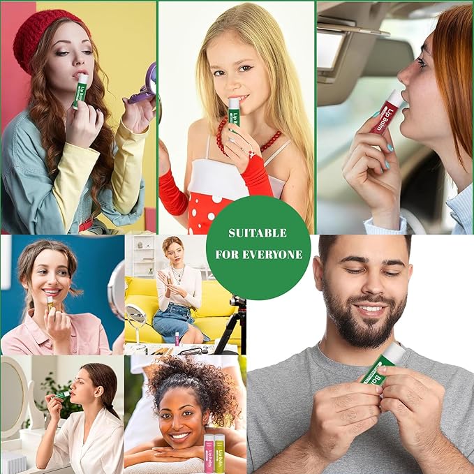 84 Pack Natural Lip Balm Bulk with Vitamin E and Coconut Oil - Moisturizing, Soothing, and Repairing Dry and Chapped Lips - 14 Flavors - Non-GMO-Velvo Beauty