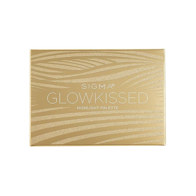 Sigma Beauty GlowKissed Highlight Palette | Highlighted Warm Tones | Glow Vibes, Mirror Included-Velvo Beauty