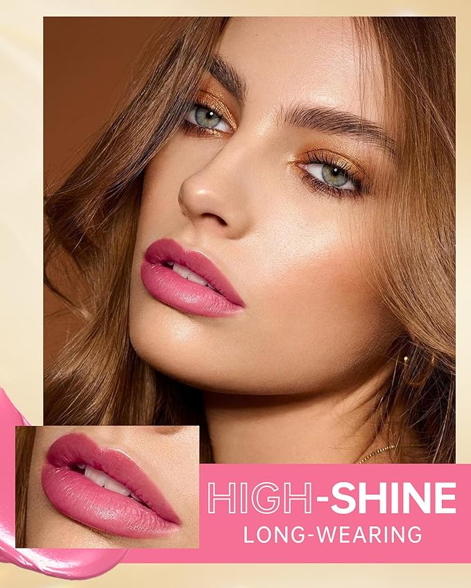 MAKI YIKA Pink Lipstick for Women Moisture Hydrate Lipsticks Glossy Light Pink Lipsticks Sheer Finish Lightweight Tinted Lip Balm (Z07 Lip Soul)-Velvo Beauty
