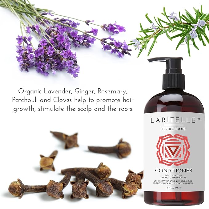 Organic Anti-Thinning Conditioner | Fortifying, Strengthening & Rejuvenating | Prevents Hair Loss and Shedding, Promotes New Hair Growth | Ayurvedic Herbs, Lavender, Ginger, Rosemary-Velvo Beauty