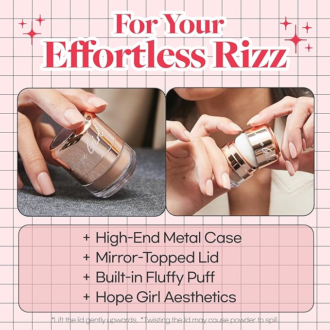 Hope Girl 3D Powder Blusher 0.17oz | Skin-Loving Korean Mini Blush for Cheeks and Eye Makeup w/Allantoin | K Beauty Cool Toned Vibrant Sunkissed Fine Powder Makeup Blush Cosmetics (#01 Sexy Rose)-Velvo Beauty