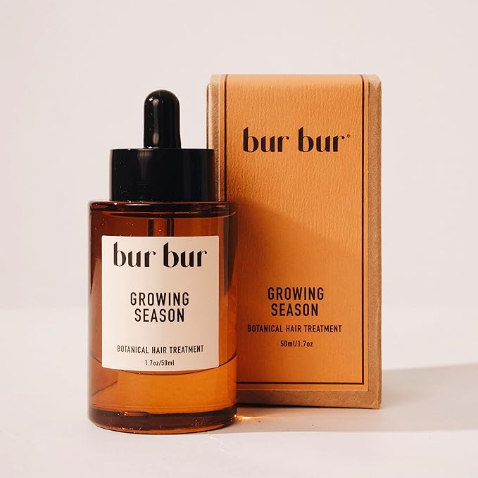 BUR BUR Growing Season Hair Growth And Repair Oil | With Burdock, Nettle Oil and Vitamin C for Visibly Fuller, Stronger and Shinier Hair.-Velvo Beauty