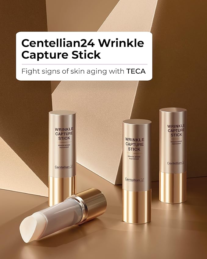 CENTELLIAN 24 Madeca Wrinkle Capture Stick (0.4oz) - Multi Balm Stick for Wrinkles & Fine Lines. Korean Skincare, Eye Cream & Moisturizer by Dongkook. Centella Asiatica, Ceramide, Collagen.-Velvo Beauty