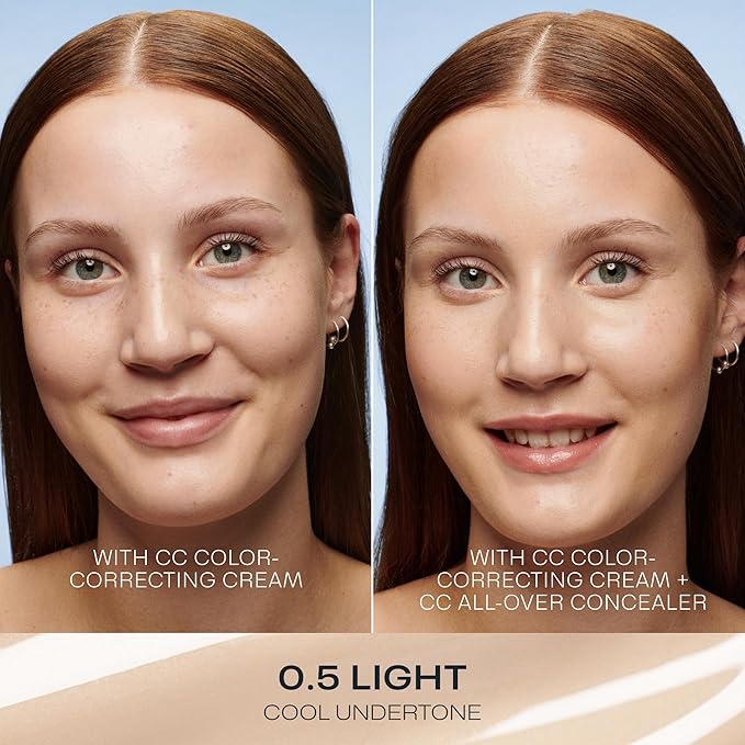 Lumene Under Eye Concealer - CC All-Over Hydrating Concealer with Medium Coverage - Multi-Tasking Under Eye Makeup Infused with Hyaluronic Acid with a Skin-Like Finish - 0.5 Light (0.3 fl oz)-Velvo Beauty