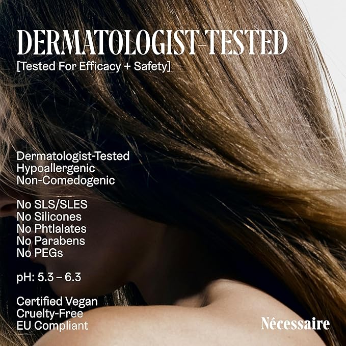 Nécessaire Rosemary Shampoo With Pump | Multi-Protien Strengthening Conditioner For Thinning Hair. For Women + Men. Good For All Hair Types/Textures. Color-Safe. 500 ml / 16.9 oz-Velvo Beauty