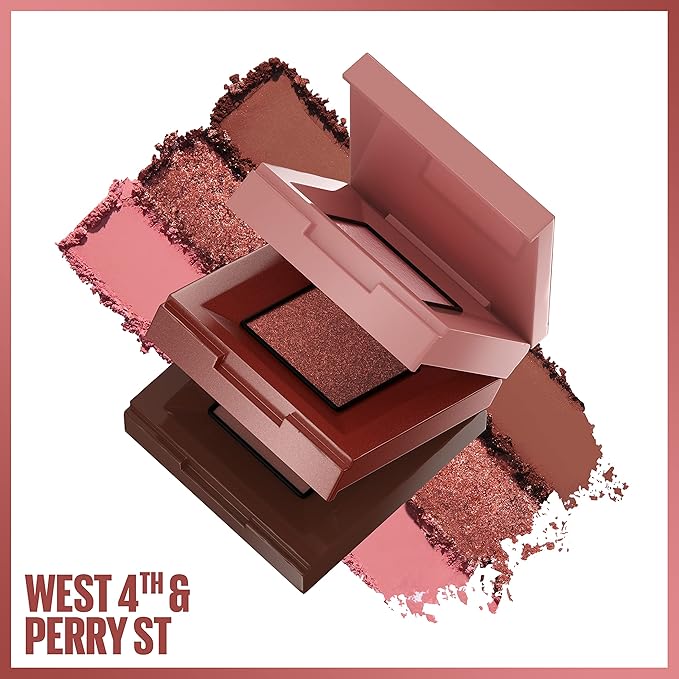 Maybelline New York Shadow Blocks Shadow Blocks Eyeshadow Palette, Stacked Eye Shadow Trio, West 4th & Perry St, 0.08 oz-Velvo Beauty