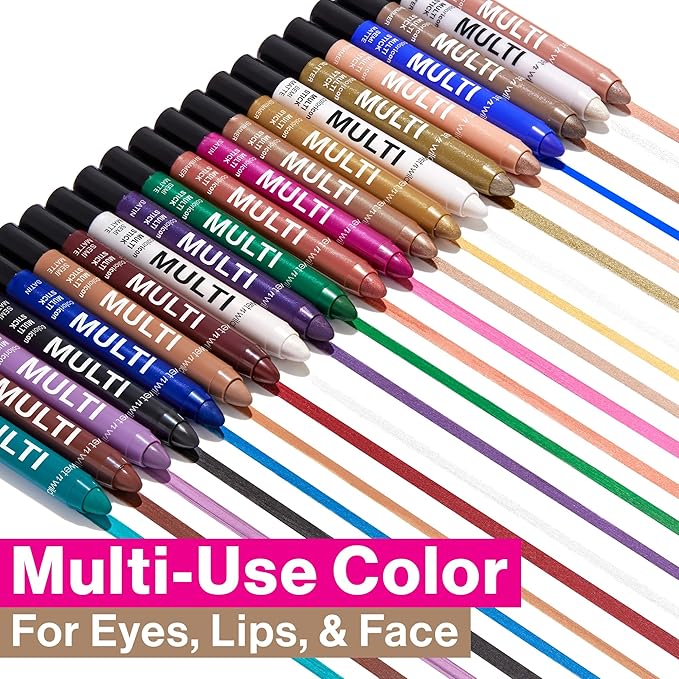 wet n wild Color Icon Cream Eyeliner Eyeshadow Multi-Stick, Moisturizing, Nourishing Velvety Cream-to-Powder Buildable & Blendable Formula, Cruelty-Free & Vegan - Nudie Culture-Velvo Beauty