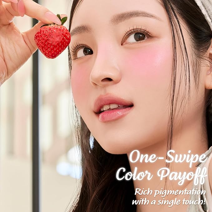 Touch in Sol In My Heart Stick Blush (#Punchy Pink) – Cream Blush Stick for Cheeks, Eyes & Lips – Korean Makeup Cheek – Creamy, Blendable Milk Blusher for Dewy Glow, Natural Finish, k beauty, 0.21 Oz-Velvo Beauty