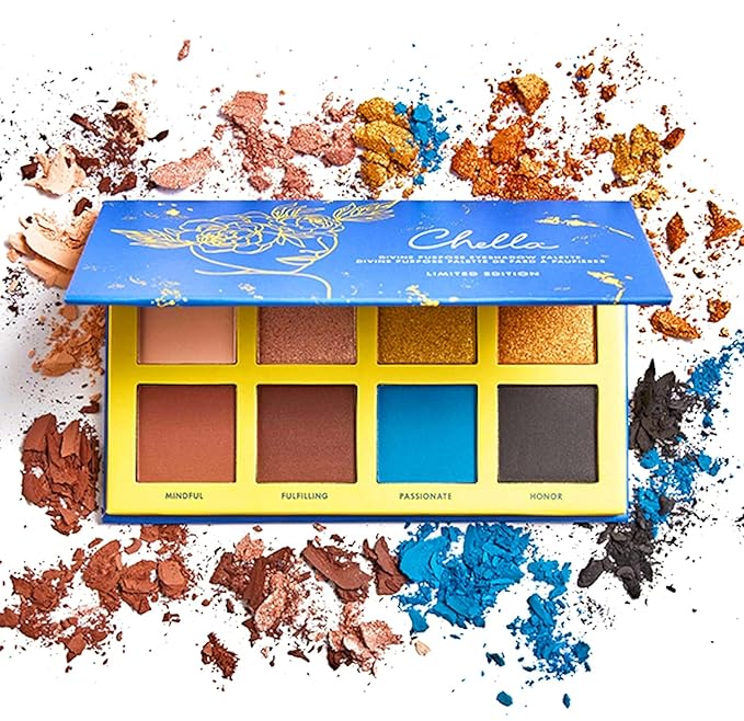Chella Makeup Eyeshadow Palette, Full Size Makeup Pallette, Divine Purpose-Velvo Beauty