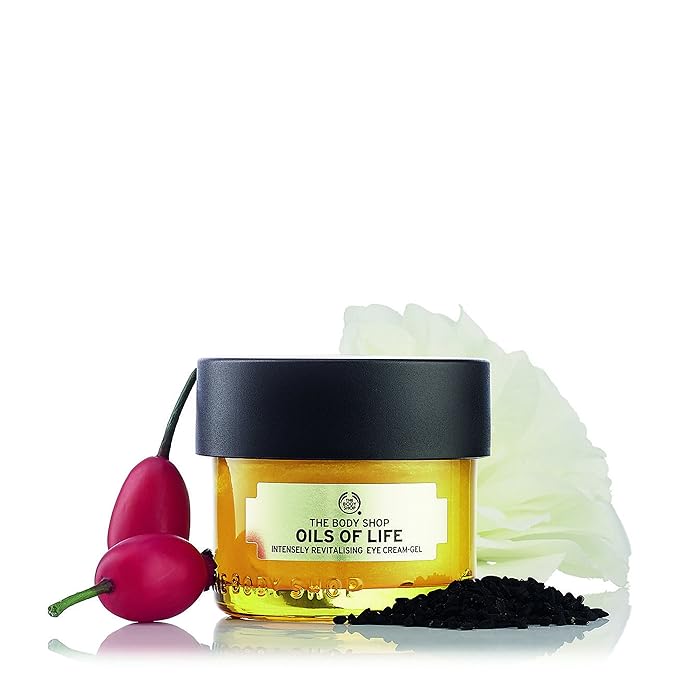 The Body Shop Oils of Life Intensely Revitalising Eye Cream Gel, 0.69 oz.-Velvo Beauty
