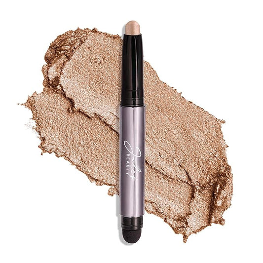 Julep Eyeshadow 101 Cream-to-Powder Waterproof Shadow Stick – Sand Shimmer – Long-Lasting, Crease-Proof, Champagne Toned Shimmer Cream Eyeshadow with Built-in Smudger-Velvo Beauty