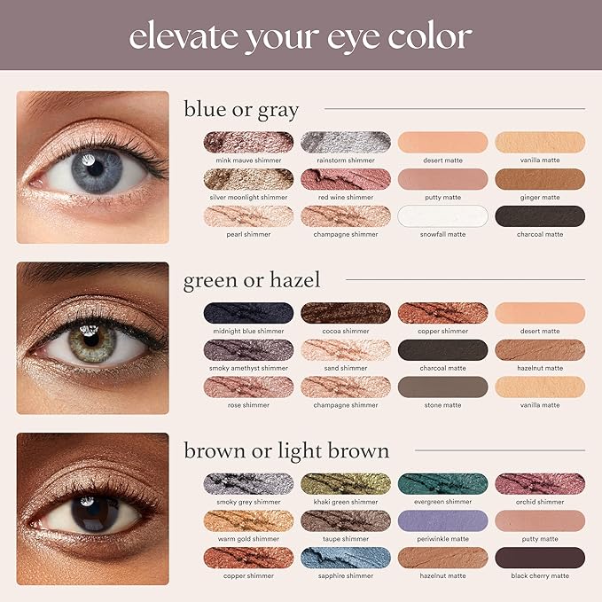 Julep Eyeshadow 101 Cream-to-Powder Waterproof Shadow Stick – Taupe Shimmer – Long-Lasting, Crease-Proof, Soft Grey Shimmer Eyeshadow with Built-in Smudger-Velvo Beauty