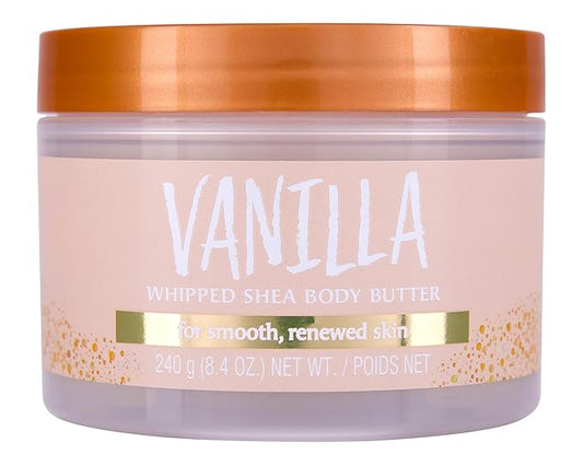 Tree Hut Whipped Shea Body Butter - Vanilla - 8.4 oz - Lightweight, Long-Lasting, Hydrating Moisturizer - Made with Shea Butter-Velvo Beauty